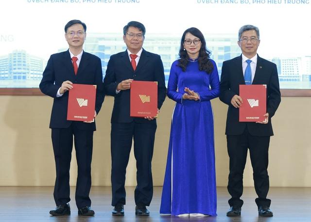 Bổ nhiệm loạt hiệu trưởng, hiệu phó các trường thành viên ĐH Quốc gia TP.HCM - Ảnh 6.