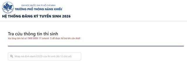22 giờ công bố điểm thi lớp 10 Trường Phổ thông Năng khiếu, xem điểm tại đây - Ảnh 1.