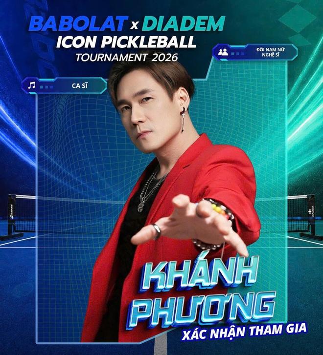 Tiền đạo Mạc Hồng Quân, ca sĩ Khánh Phương tranh tài hấp dẫn tại giải pickleball Babolat- Ảnh 1.