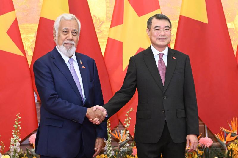 Thủ tướng Lê Minh Hưng chủ trì lễ đón chính thức Thủ tướng Timor-Leste - Ảnh 3.